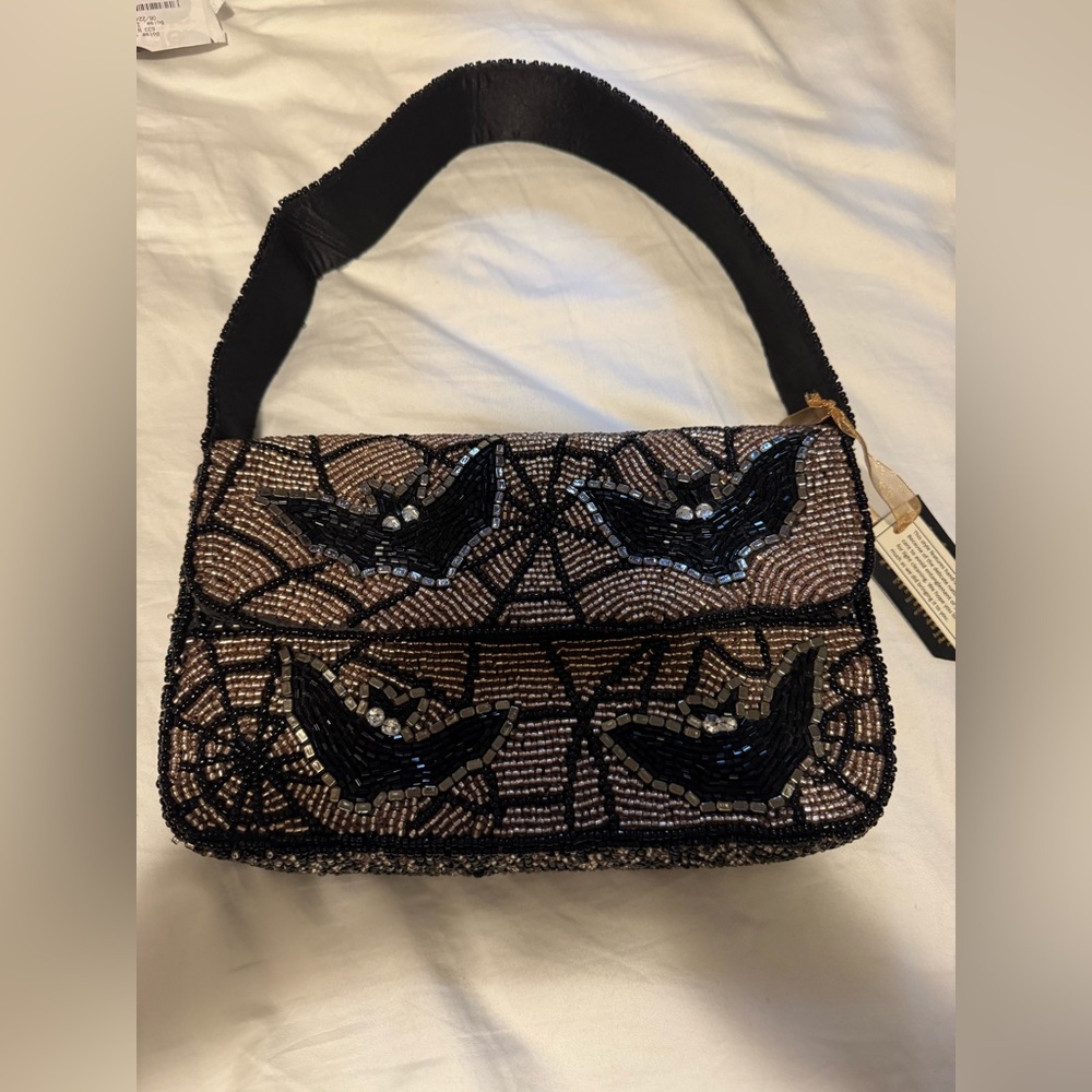 Viral Bat Beaded Bag